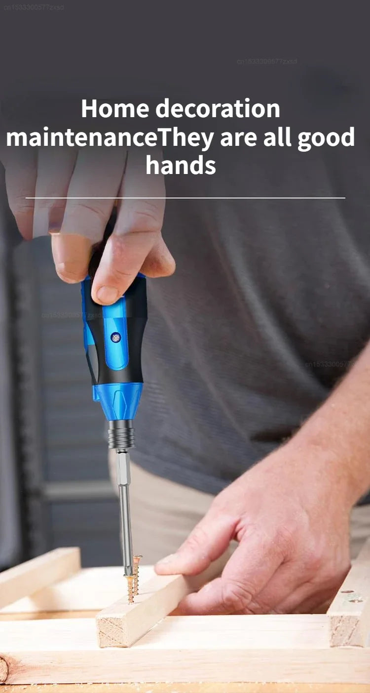 Electric Screwdriver Rechargeable Small Household Fully Automatic Electric Screwdriver Mini Household Screwdriver Tools