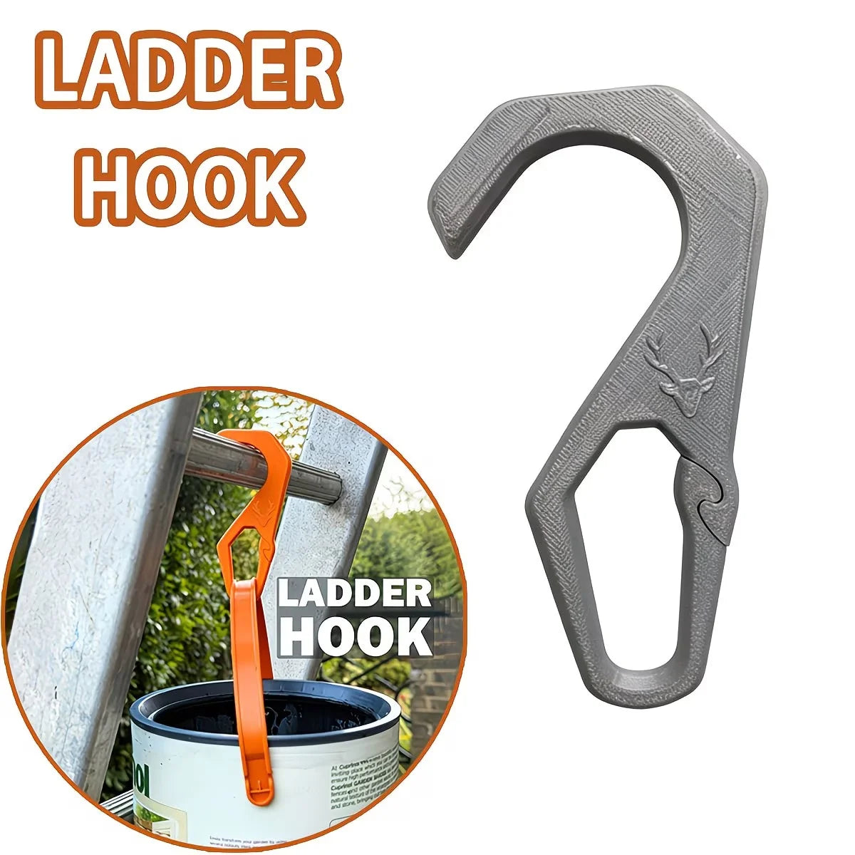Household Hooks, Hooks on Ladders for Easy Placement of Maintenance Tools, Hooks on Wall Paint Ladders.
