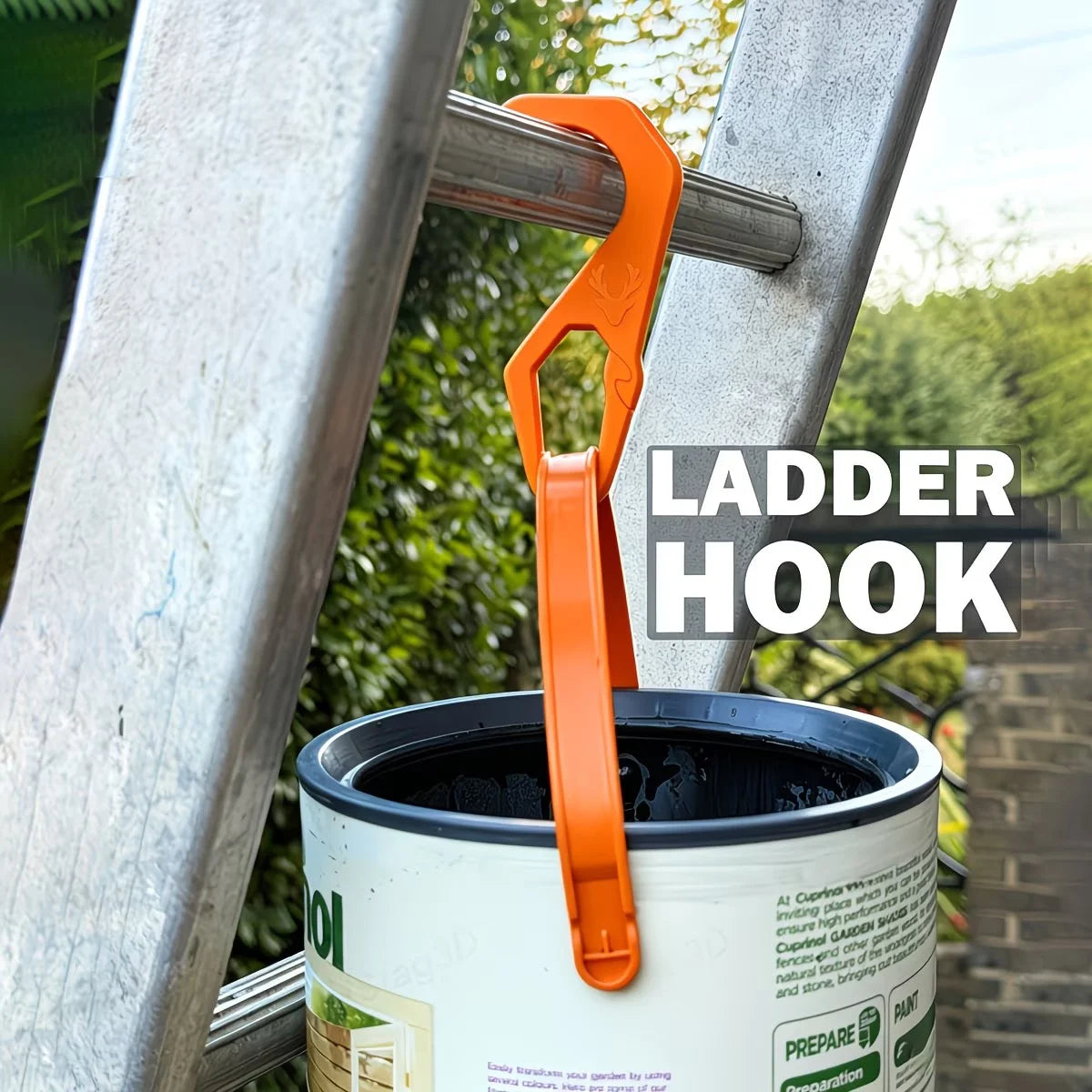 Household Hooks, Hooks on Ladders for Easy Placement of Maintenance Tools, Hooks on Wall Paint Ladders.
