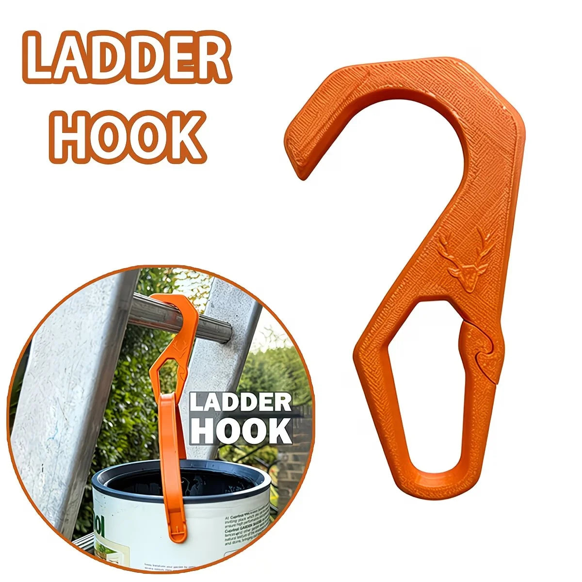 Household Hooks, Hooks on Ladders for Easy Placement of Maintenance Tools, Hooks on Wall Paint Ladders.