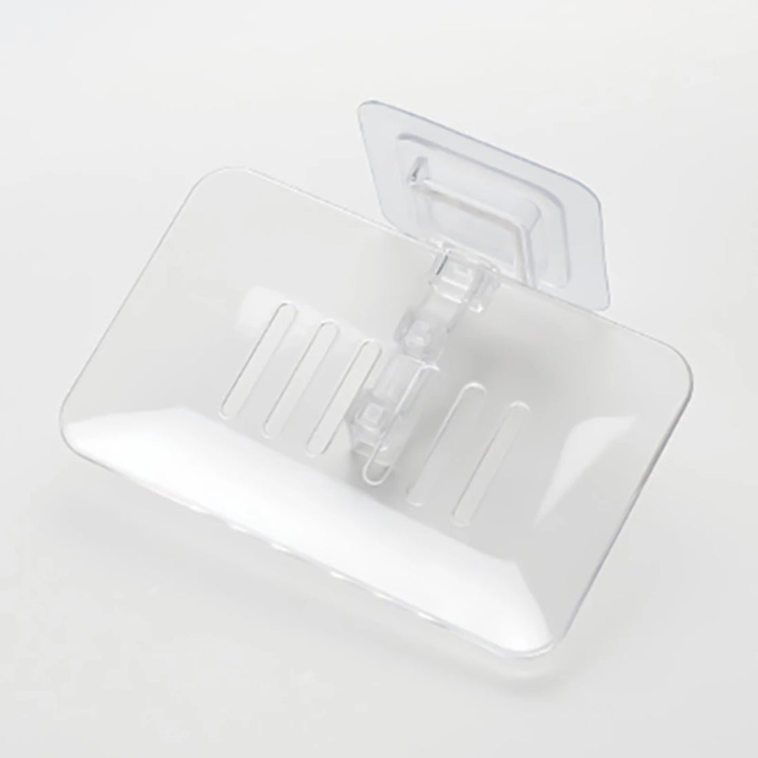 Household Wall Mounted Soap Holder Soap Dishes Sponge Scrubber Box for Home Flat Dormitory Hotel