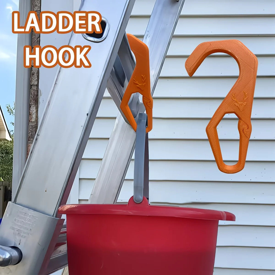Household Hooks, Hooks on Ladders for Easy Placement of Maintenance Tools, Hooks on Wall Paint Ladders.