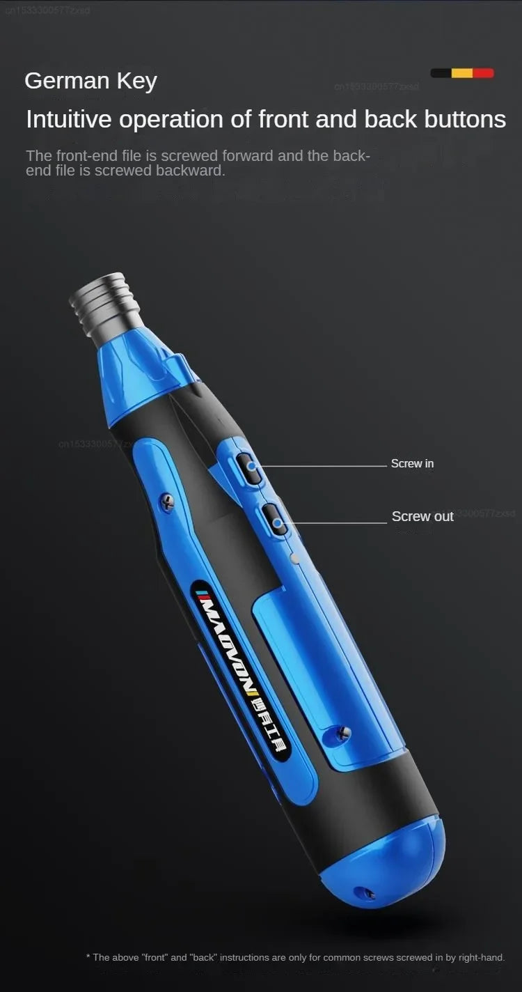 Electric Screwdriver Rechargeable Small Household Fully Automatic Electric Screwdriver Mini Household Screwdriver Tools