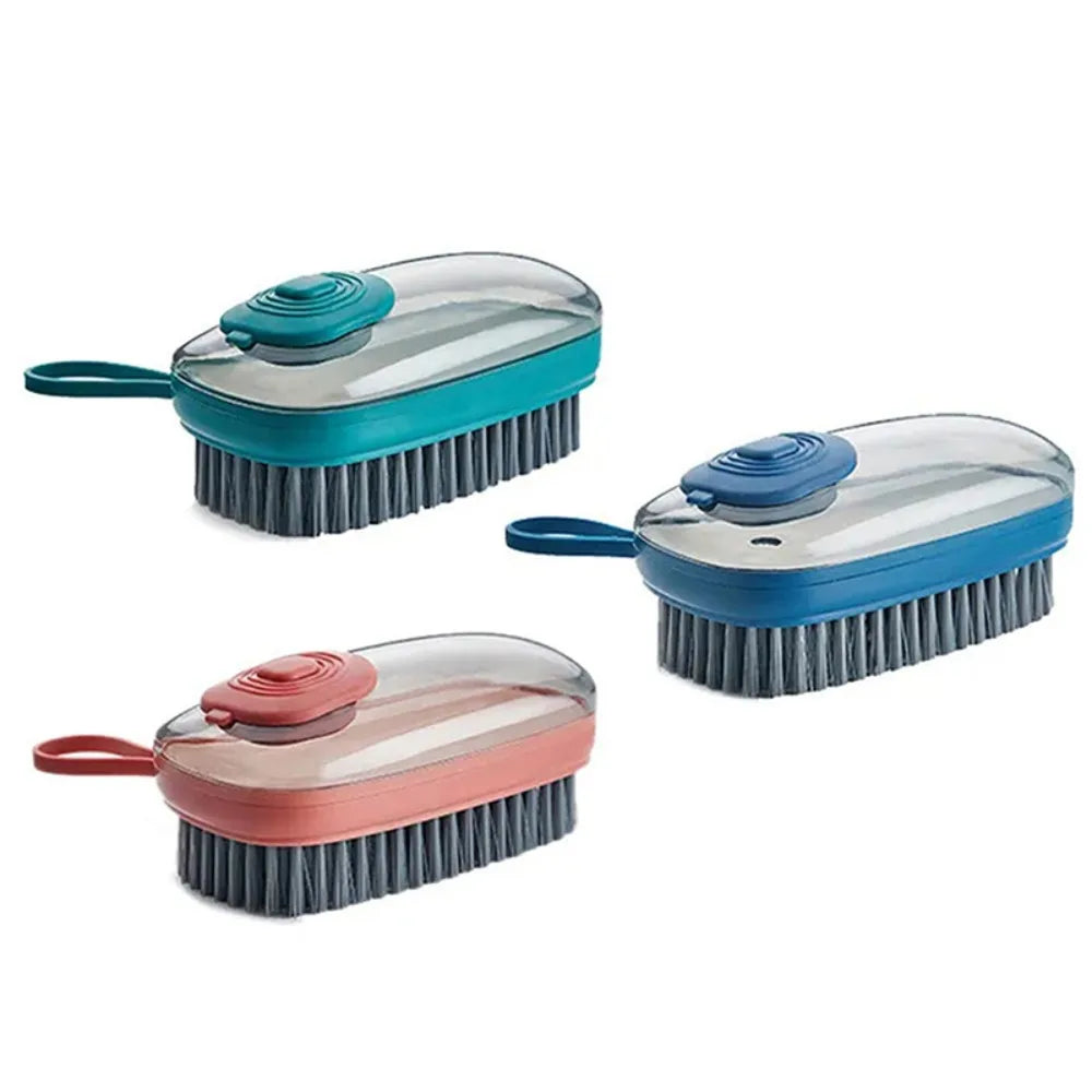 Durable Automatic Cleaning Brush Auto Soap Dispenser Soft Laundry Brush Multipurpose Household Brush Household Use