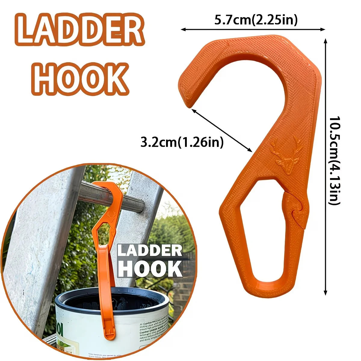 Household Hooks, Hooks on Ladders for Easy Placement of Maintenance Tools, Hooks on Wall Paint Ladders.