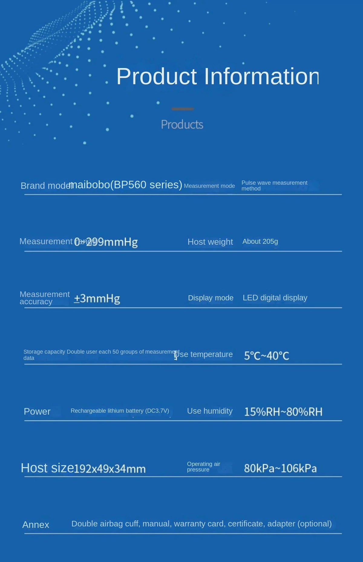 Household measuring instrument