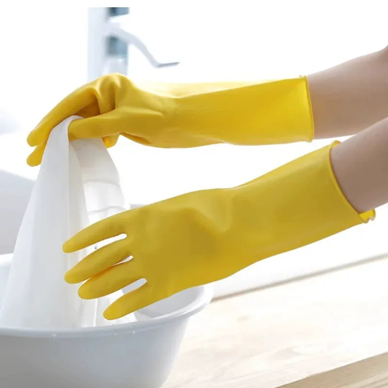 Household Dishwashing Gloves Waterproof Kitchen Washing Bowl Washing Clothes Vegetable Cleaning Car Washing Housekeeping Unisex